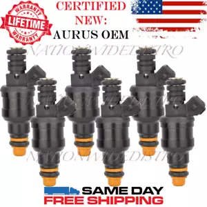 6x OEM NEW AURUS Fuel Injectors for 1991 1992 Ford Explorer 4.0L V6 0280150766 - Picture 1 of 6