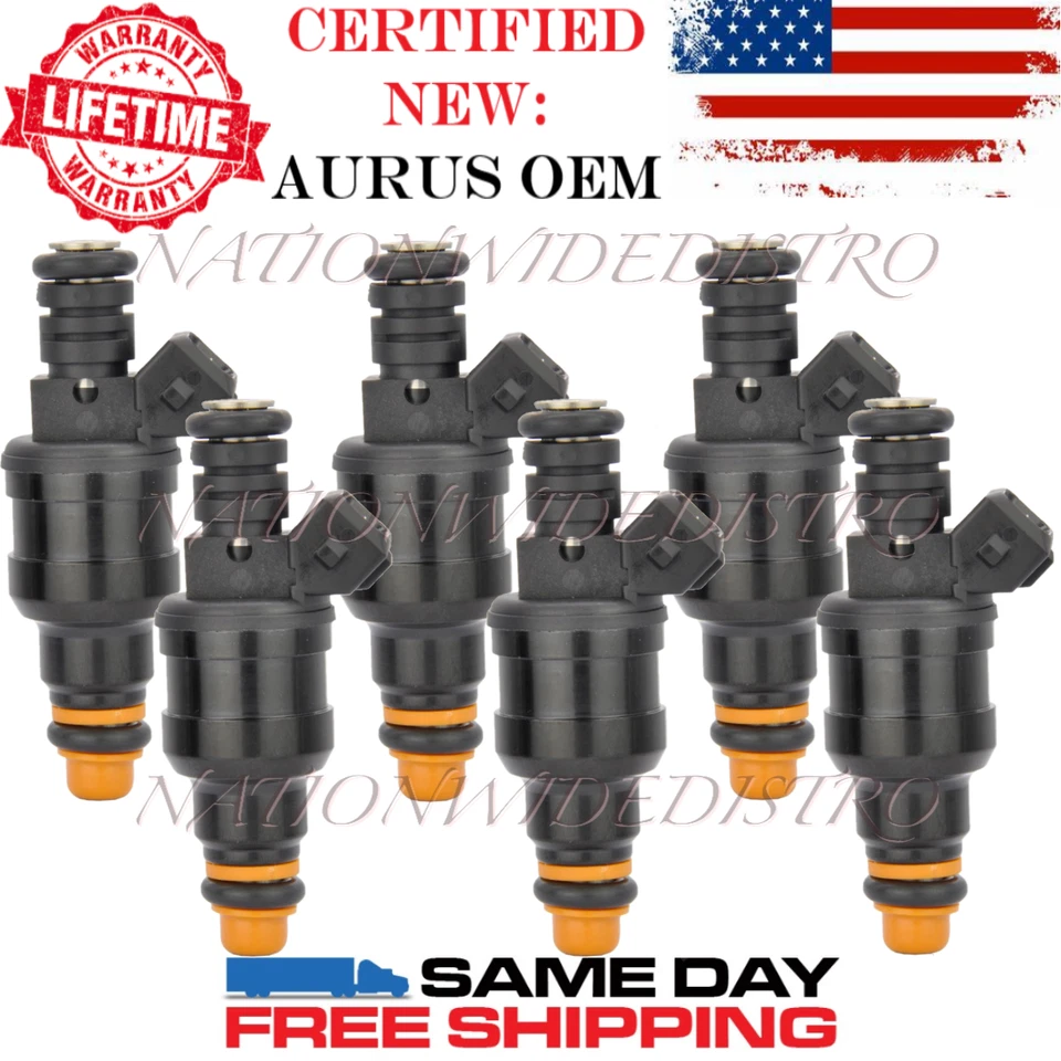 6x Inyectores de combustible AURUS 1991 1992 NUEVOS OEM para Ford Explorer 4,0 L V6 0280150766 Foto 1 de 4