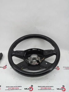 05-08 AUDI A6 66K DRIVER LEFT FRONT BLACK STEERING ASSY WHEEL W/ CONTROLS OEM - Picture 1 of 7