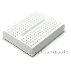 Mini White Solderless Prototype Breadboard 170 Tie-points for Arduino Shield - Picture 1 of 5