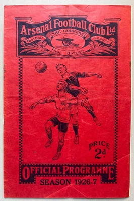 1926/27 Arsenal v Everton League Division 1 - Image 1 of 4