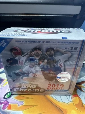 2019 Topps Chrome Update Series MLB Baseball Mega Box - Factory Sealed - Image 1 of 2