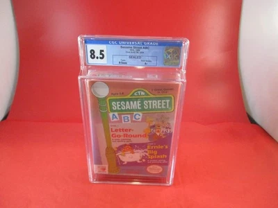Sesame Street ABC Letter-Go-Round/Ernie's Big Splash (Nintendo NES) *BRAND NEW* - Image 1 of 4