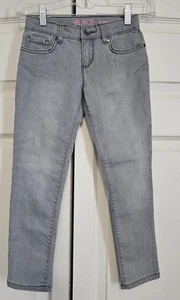 Children's Place Kids Girls Size 6 Grey Denim Skinny Jeans New  - Picture 1 of 3