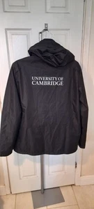 Chaqueta de Lluvia Negra Canterbury Vaposhield University Of Cambridge Talla XL Nueva - Imagen 1 de 12