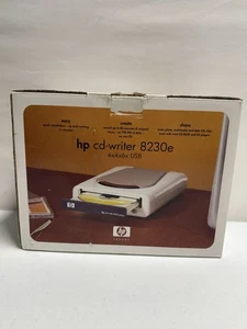 Vintage HP CD-Writer 8200 Series 8230e 4x4x6x USB External PC Computer CD Drive - Picture 1 of 10