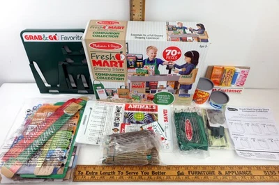 Melissa & Doug Fresh Mart Grocery Store Companion Collection 70 piezas NUEVO Caja Abierta Foto 1 de 4