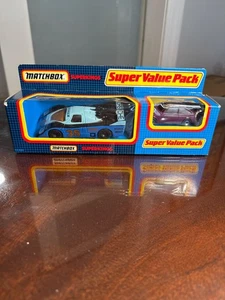 Matchbox Super Value Pack: Porsche 956 & Ford Escort Models Die-Cast Cars 66-13 - Picture 1 of 5