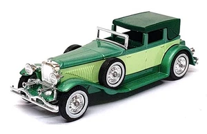 Matchbox Appx 10cm Long Diecast Y-4 - 1930 Duesenberg Model J - 2-Tone Green - Picture 1 of 5