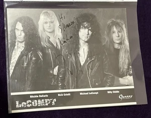 Le Compt Foto Philadelphia Band Sänger Mike LeCompt Vintage 10x8 Promoter RAR - Bild 1 von 3