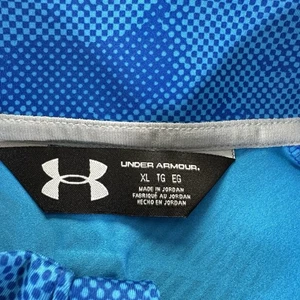 Under Armour Pullover Shirt Herren XL Blau Langarm 1/4 Zip Heat Gear - Bild 1 von 6