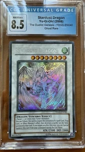 Yu-Gi-Oh! TDGS-The Duelist Genesis Stardust Dragon #EN040 Fantasma Raro CGC 8.5 PSA - Imagen 1 de 3