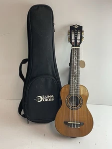 Ukelele eléctrico acústico Luna Vineyard Koa soprano Uke con bolsa de concierto - Imagen 1 de 10