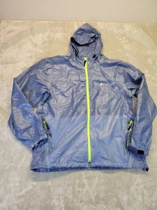CHAQUETA DE LLUVIA FROGG TOGGS CON CAPUCHA CREMALLERA COMPLETA FRONTAL M/L GRIS AZUL/LIMA 100% POLIÉSTER - Imagen 1 de 13