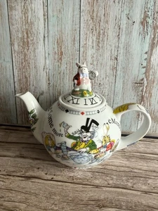 Paul Cardew Alicia en el País de las Maravillas Juego de Té Fiesta del Sombrerero Loco Tetera 2010 Diseño Reino Unido - Imagen 1 de 11