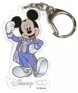 Mickey Mouse Acrylic Keychain Happy Kuji Disney 100 G Prize Japan - Picture 1 of 1