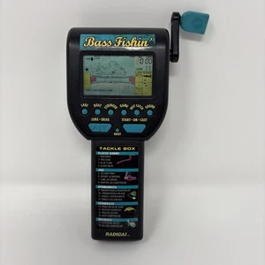 Vintage Radica Bass Fishin Handheld Electronic Fishing Game Tested Works - Picture 1 of 6