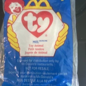 Ty Teenie Beanie Baby MEL #7 von McDonald’s mit seltenem Fehleretikett 1993/1998 - NEU - Bild 1 von 2