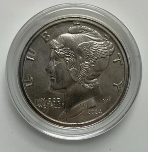 2024 Kennedy Overstrike Series - Mercury Dime - Silver Round - Picture 1 of 9