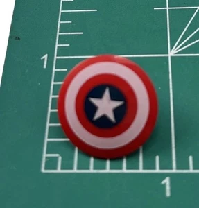 Lego Minifigura, Escudo Circular/Redondo Capitán América Escudo Marvel - Imagen 1 de 3