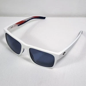 Costa Del Mar Spearo Sunglasses 070 Matte USA White Polarized 580P 56-17-134 - Picture 1 of 14