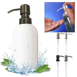 1pc Kitchen Dispenser Pump Head Metal Bottle Liquid Lotion Container Replacement - Picture 1 of 28