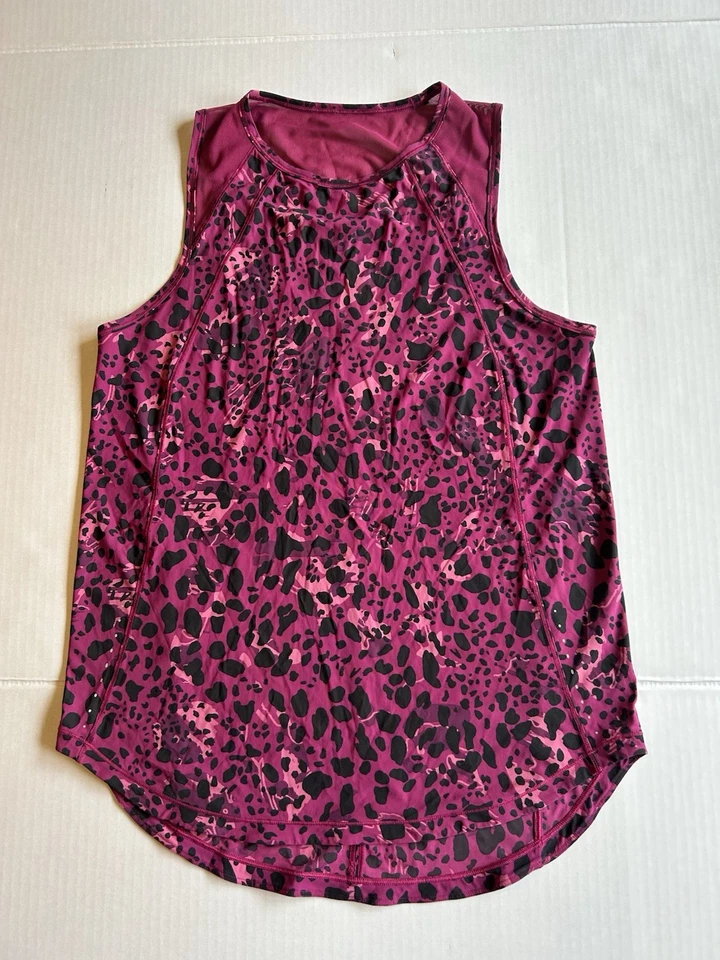 TANQUE ESCULPIDO LULULEMON, CAMUFLAJE GUEPARDO/MAGENTA PÚRPURA, TALLA 6 Foto 1 de 4