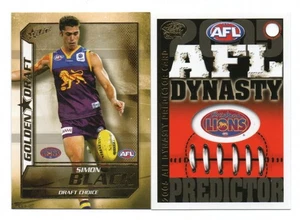 2005 Select Dynasty Golden Draft ( DC2) Simon BLACK Brisbane - Picture 1 of 1