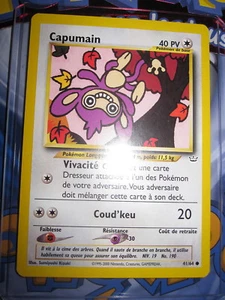 POKEMON (◕‿◕✿) CAPUMAIN 41/64 NEO REVELATION COM FRANCAIS GEM MINT ILLIMITE NEUF - Picture 1 of 2