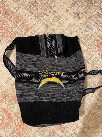 Chargers Knitted Backpack Cover