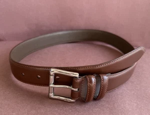 Polo Ralph Lauren eleganter Vollnarbenledergürtel braun 2222890-202 Größe M - Bild 1 von 13