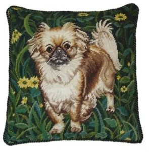 Cuscino ad ago per cani pechinese 16”x16” nuovo con etichetta - Foto 1 di 1