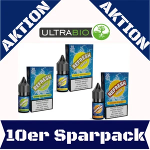10x Refresh Gazoz 10ml NicSalt Hybrid Nikotinsalz Liquid UltraBio 10er Sparpaket