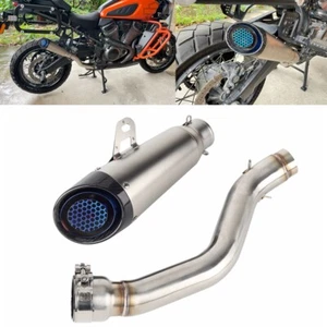 Exhaust Muffler Link Pipe Set For Harley Pan America 1250 RA1250 / RA1250S 21-Up - Picture 1 of 12