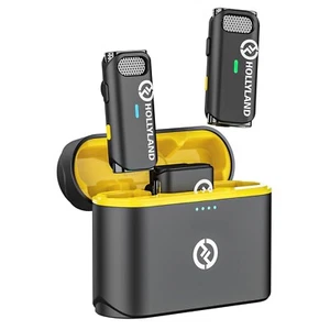 Wireless Lavalier Mikrofon mit Geräuschunterdrückung, 200m, 8H Akku, Ultra-Mini - Bild 1 von 12