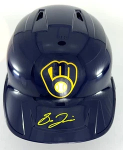 Casco AZUL Milwaukee Rawlings tamaño completo firmado por los Cerveceros SAL FRELICK AUTOMÁTICO - BAS - Imagen 1 de 5