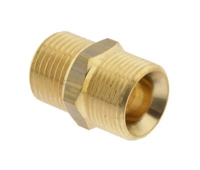 TOOLNERDS Doppelnippel Rechts- Linksgewinde G 1" – G 1 1/2" beidseitig Material Messing