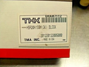 THK HSR20A1SSM (GK)  BLOCK Linear Actuator Factory Sealed   - Picture 1 of 4