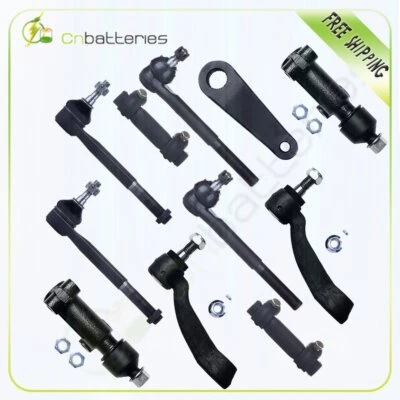 11pc Front Suspension Kit Tie Rods Ball Joints For 1996-2002 GMC Savana 2500 2WD - Image 1 of 4