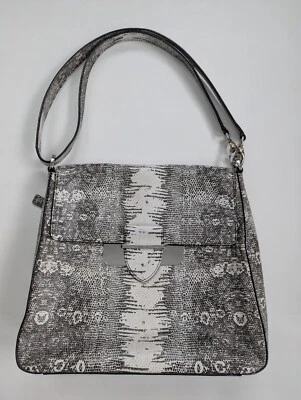 Bolso de hombro Henri Bendel imitación piel de serpiente con correa ajustable Foto 1 de 4