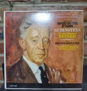 RUBINSTEIN /Rachmaninoff Paganini Rhapsody/ RCA Living-Stereo SD LSC-2430 - Picture 1 of 8