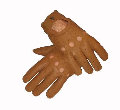 Guantes de conducción de cuero genuino  Foto 1 de 2