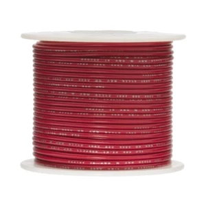 14 AWG Gauge TXL Automotive Stranded Hook Up Wire, 100 ft, Red, 60 Volts - Picture 1 of 1