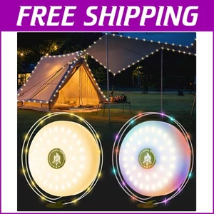 Durable 32.8ft Camping String Lights - USB Rechargeable with 8 Lighting Modes - Picture 1 of 9