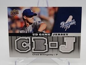 2009 Upper Deck UD Game Jersey CHAD BILLINGSLEY Relic Card #GJ-CB LA Dodgers