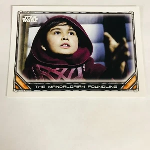 2021 Topps Star Wars The Mandalorian S1&2 UK Base #4 The Mandalorian Foundling - Picture 1 of 2