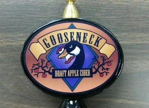 RAR Vintage * SCHWANENHALS VOM ZAPFELWEIN * BIER ZAPFHAHN GRIFF 11" DOPPELSEITIG - Bild 1 von 1