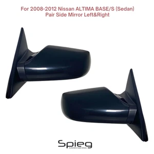 Pair Side Mirror for 2008-12 Nissan ALTIMA BASE/S (sedan) with Power Non-Heated - Picture 1 of 12