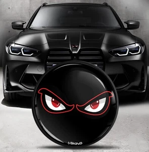 Compatible with BMW Emblem 82mm / 74mm Front Hood Rear Trunk Badge Tuning Eyes - Foto 1 di 20