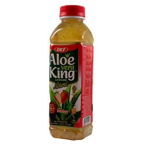 1 x 0,5L Aloe Vera King Erdbeere OKF Strawberry incl. 0,25 Euro Mehrwegpfand - Bild 1 von 1